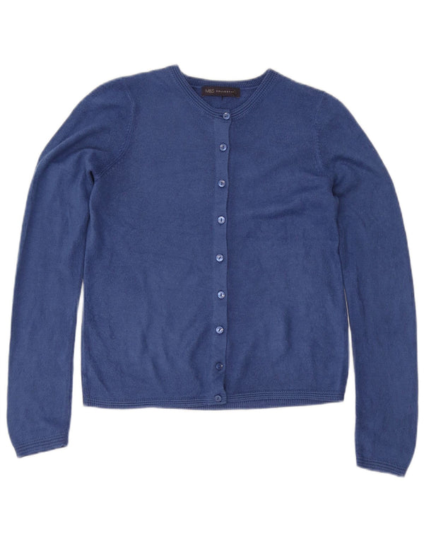 Marks & Spencer Damski sweter kardigan UK 6 XS Niebieski