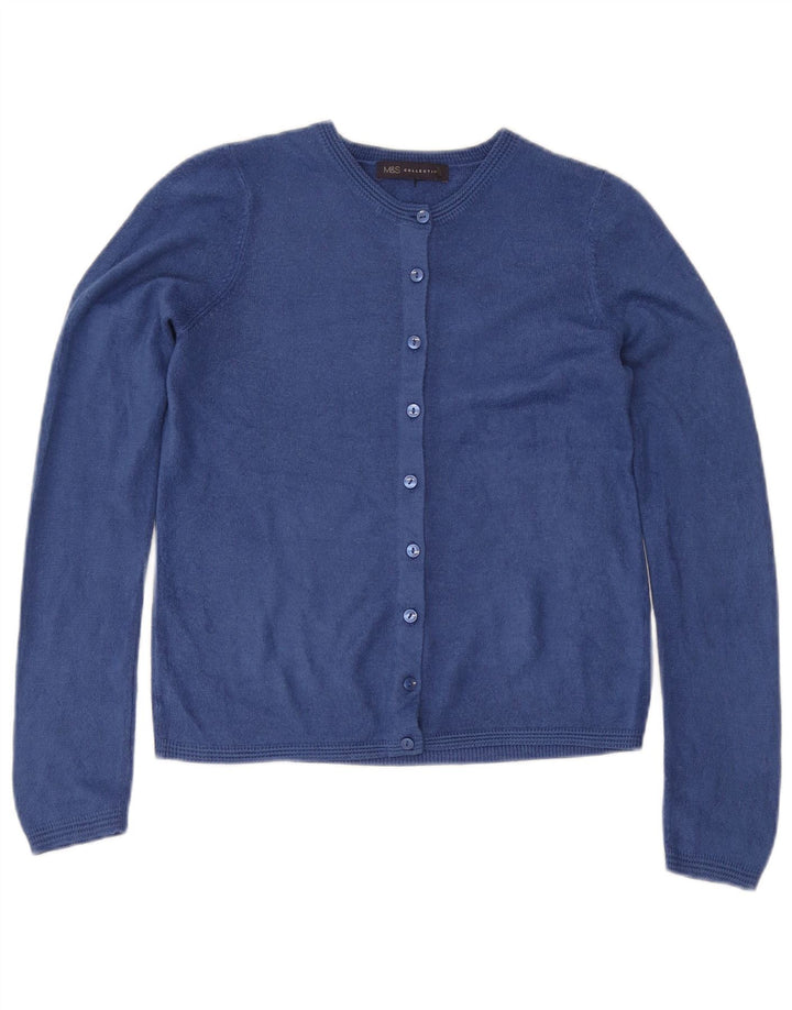 Marks & Spencer Damski sweter kardigan UK 6 XS Niebieski