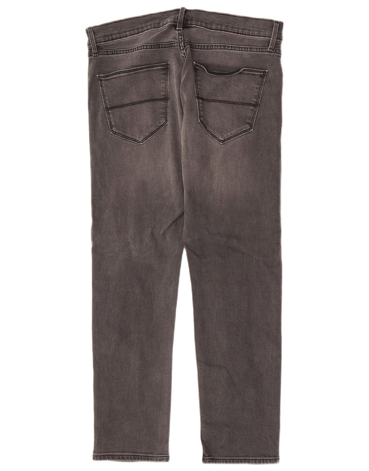 Marks & Spencer Męskie jeansy slim W34 L29 Szara bawełna