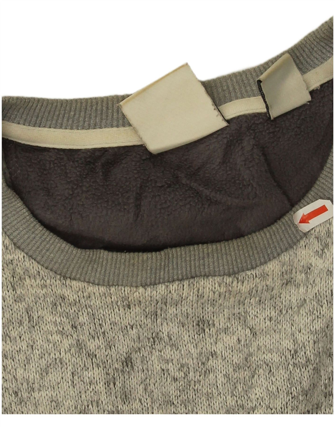 Męski sweter Quiksilver, duży, szary, nakrapiany poliester