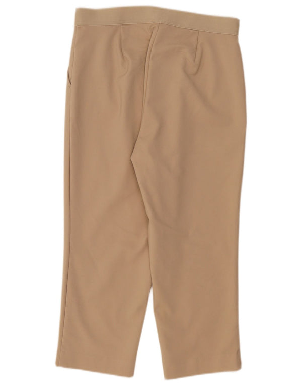 Spodnie Capri Marks & Spencer Damskie UK 12 Medium W32 L23 Beżowe