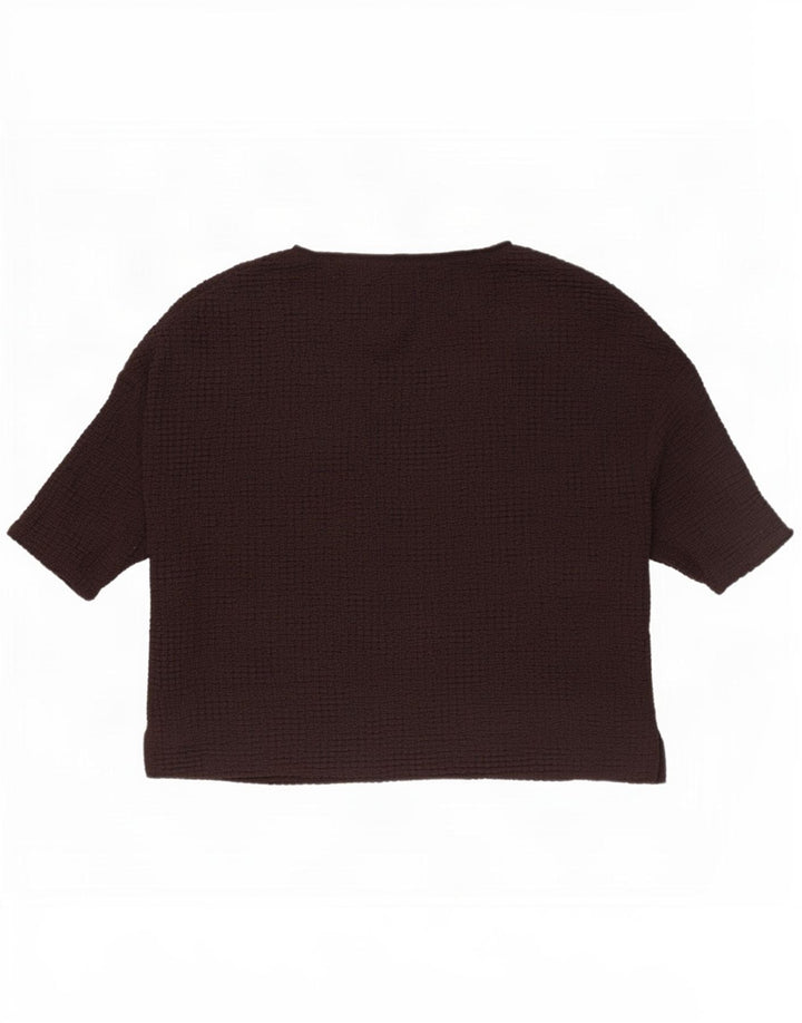 Bluzka damska Marks & Spencer UK 22 3XL Brązowa Poliester