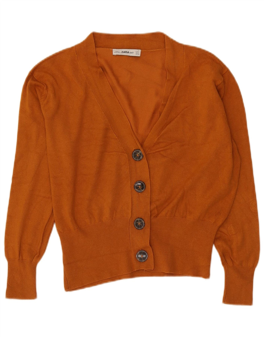Sweter damski Zara UK 14 Średni brązowy wiskoza