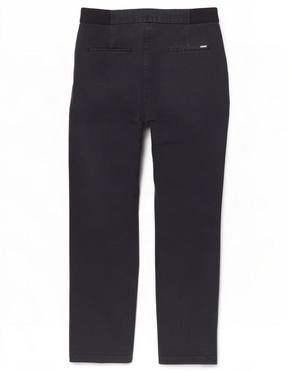 Marks & Spencer Womens Per Una Slim Casual Trousers W30 L28 Navy Blue