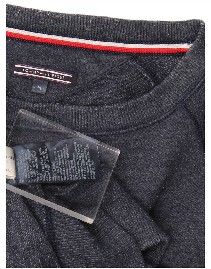 Męska bluza dresowa Tommy Hilfiger o regularnym kroju, średnia, granatowa, bawełniana