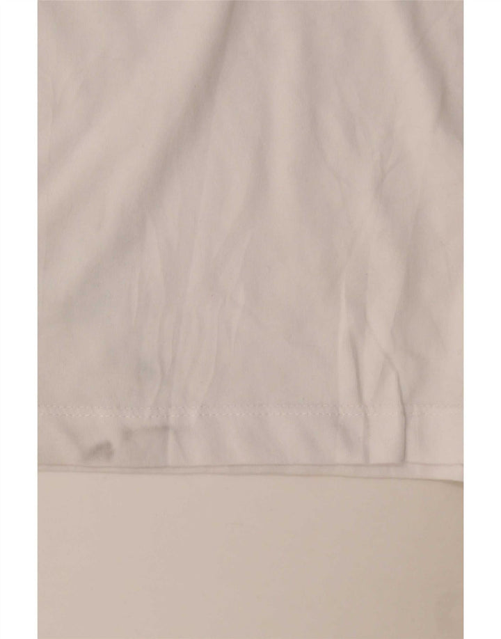 Męski T-shirt Nike Dri Fit z grafiką, duży, biały, bawełniany