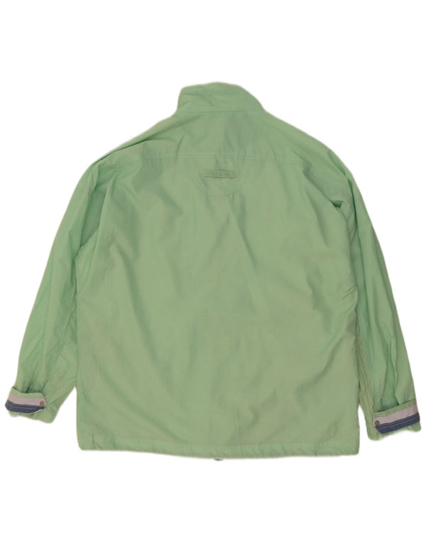 Damska, oversize'owa kurtka przeciwdeszczowa Diadora UK 14, średni zielony nylon