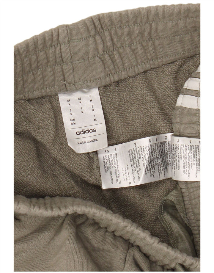 Męskie spodenki sportowe Adidas, średnie khaki, bawełniane
