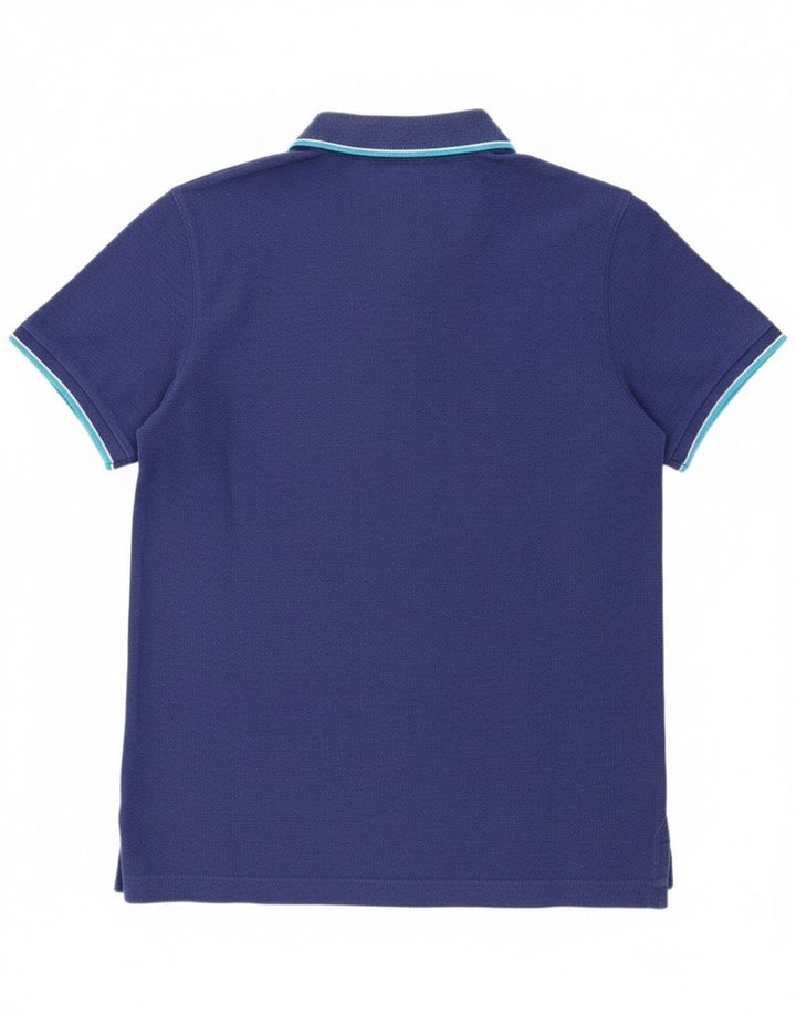 Męska koszulka polo Superdry, duża, niebieska, bawełniana