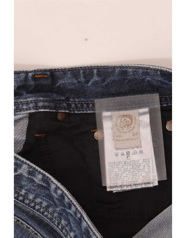 Męskie spodenki jeansowe Diesel W34, duże, niebieskie, bawełniane