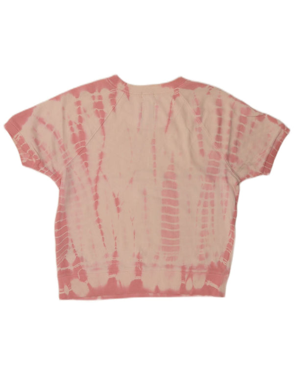 Damska bluza z krótkim rękawem Gap UK 10 Small Pink Tie Dye