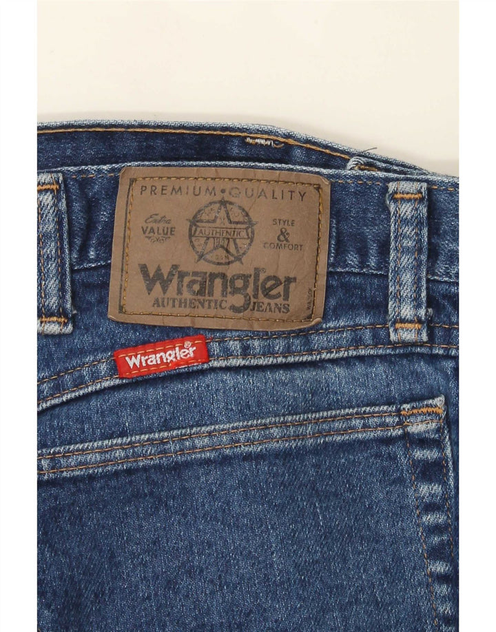 Męskie proste dżinsy Wrangler W36 L29 niebieskie