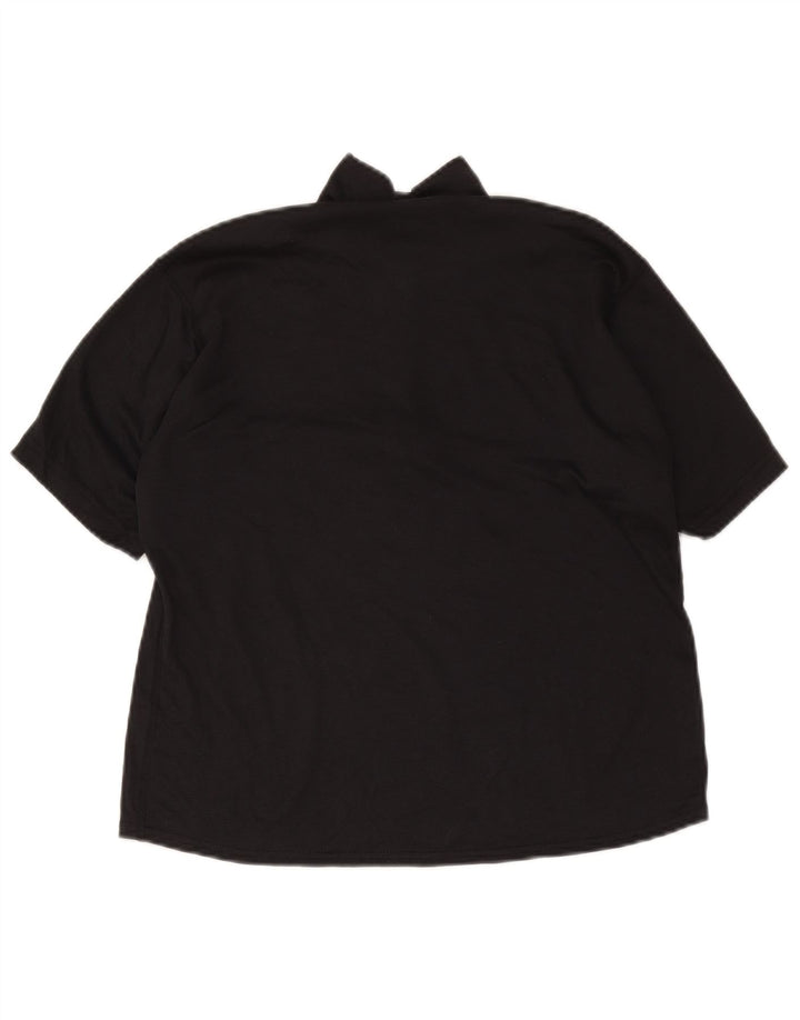 Damski T-shirt Patagonia z zamkiem błyskawicznym, UK 14, średni czarny poliester