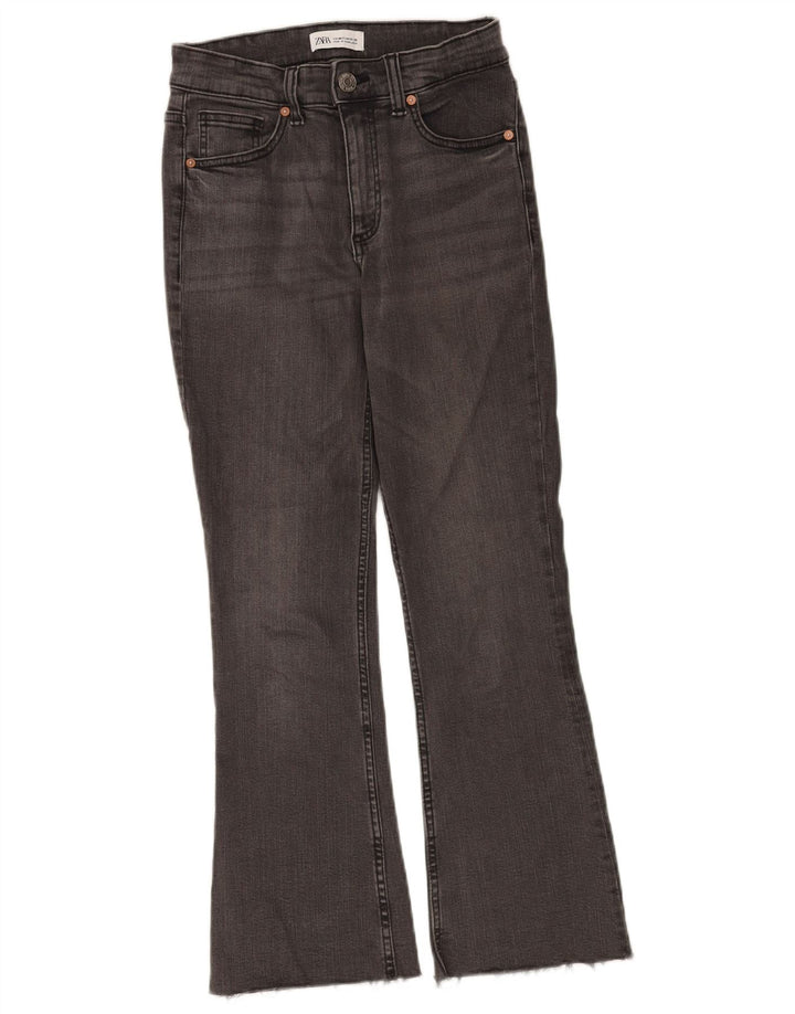 Damskie jeansy rozkloszowane Zara EU 36 XS W26 L26 Szare