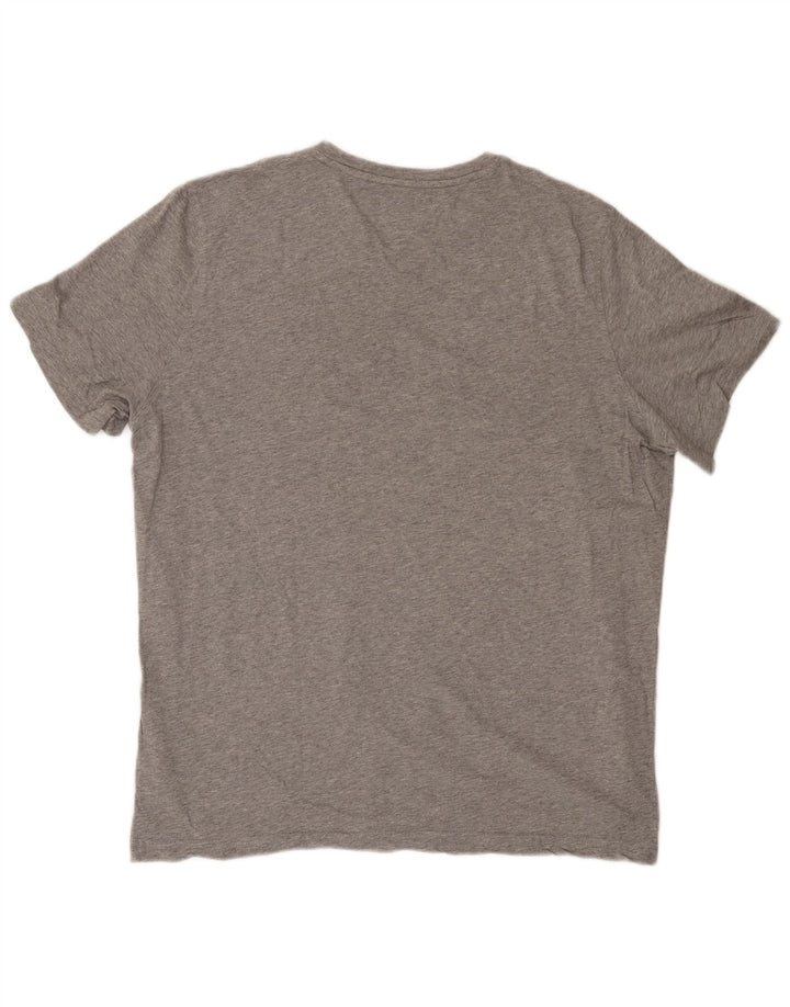 T-shirt damski TOMMY HILFIGER Top UK 20 2XL Szara bawełna