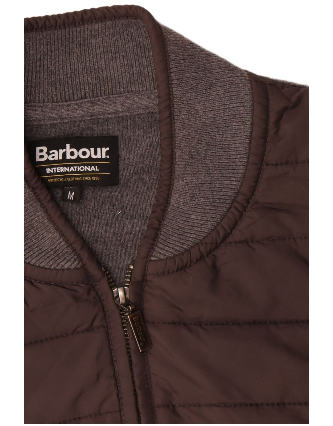 Męski sweter rozpinany Barbour, średnioszary, bawełniany