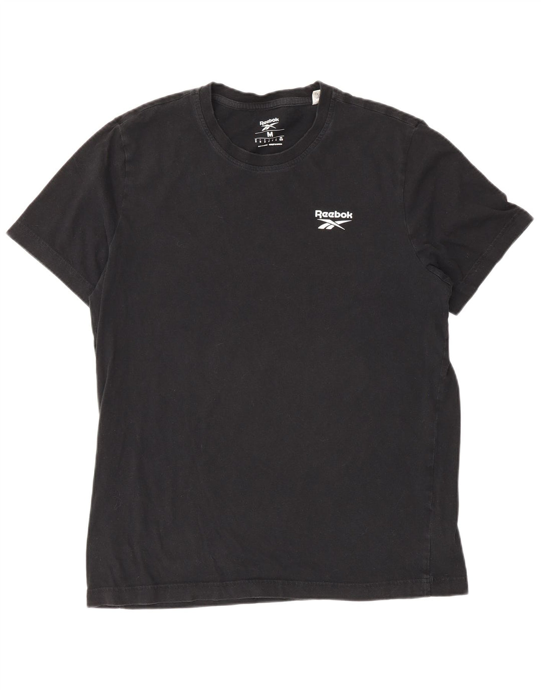 T-shirt męski Reebok Top, średni czarny, bawełniany