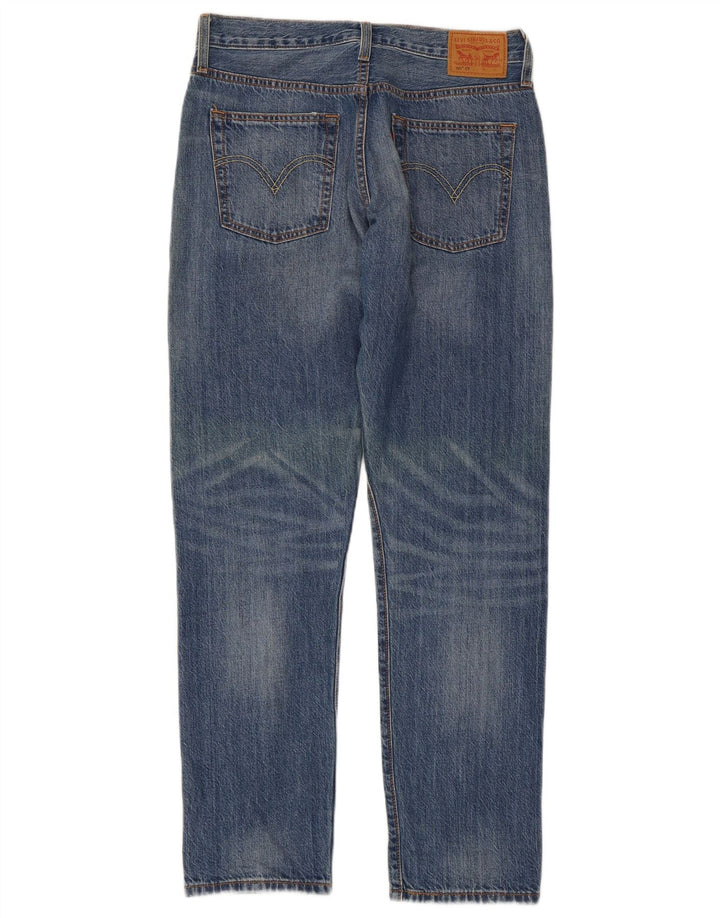 Damskie jeansy Levi's 501 CT w trudnej sytuacji W26 L30 Niebieska bawełna