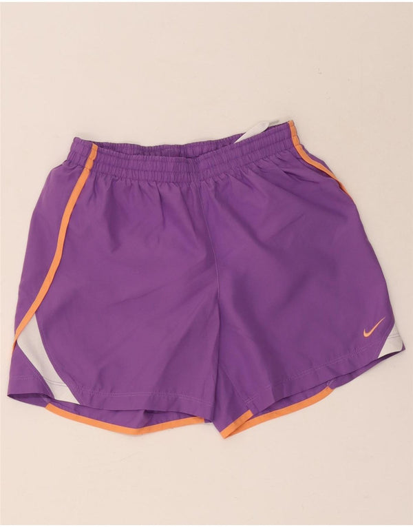 Damskie spodenki sportowe Nike UK 14, duży fioletowy blok kolorów