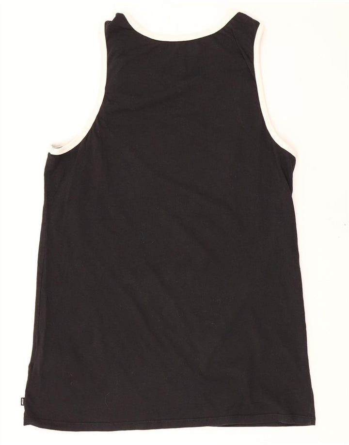 Męska kamizelka z grafiką NIKE, mała, czarna, bawełniana