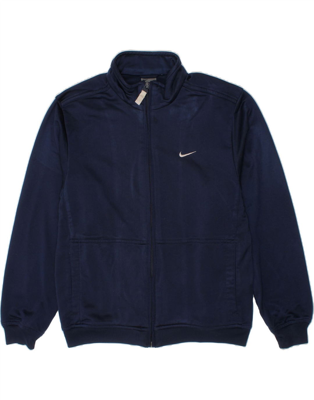 NIKE Boys Graphic Tracksuit Top Jacket 10-11 Years Medium Navy Blue Vintage Nike and Second-Hand Nike from Messina Hembry 