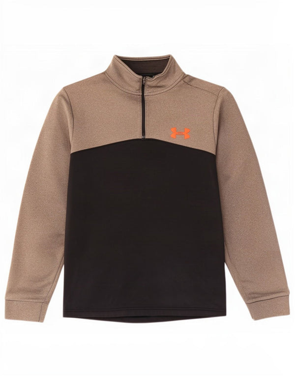 Męski dres Under Armour z zamkiem błyskawicznym i małym, czarnym blokiem kolorów