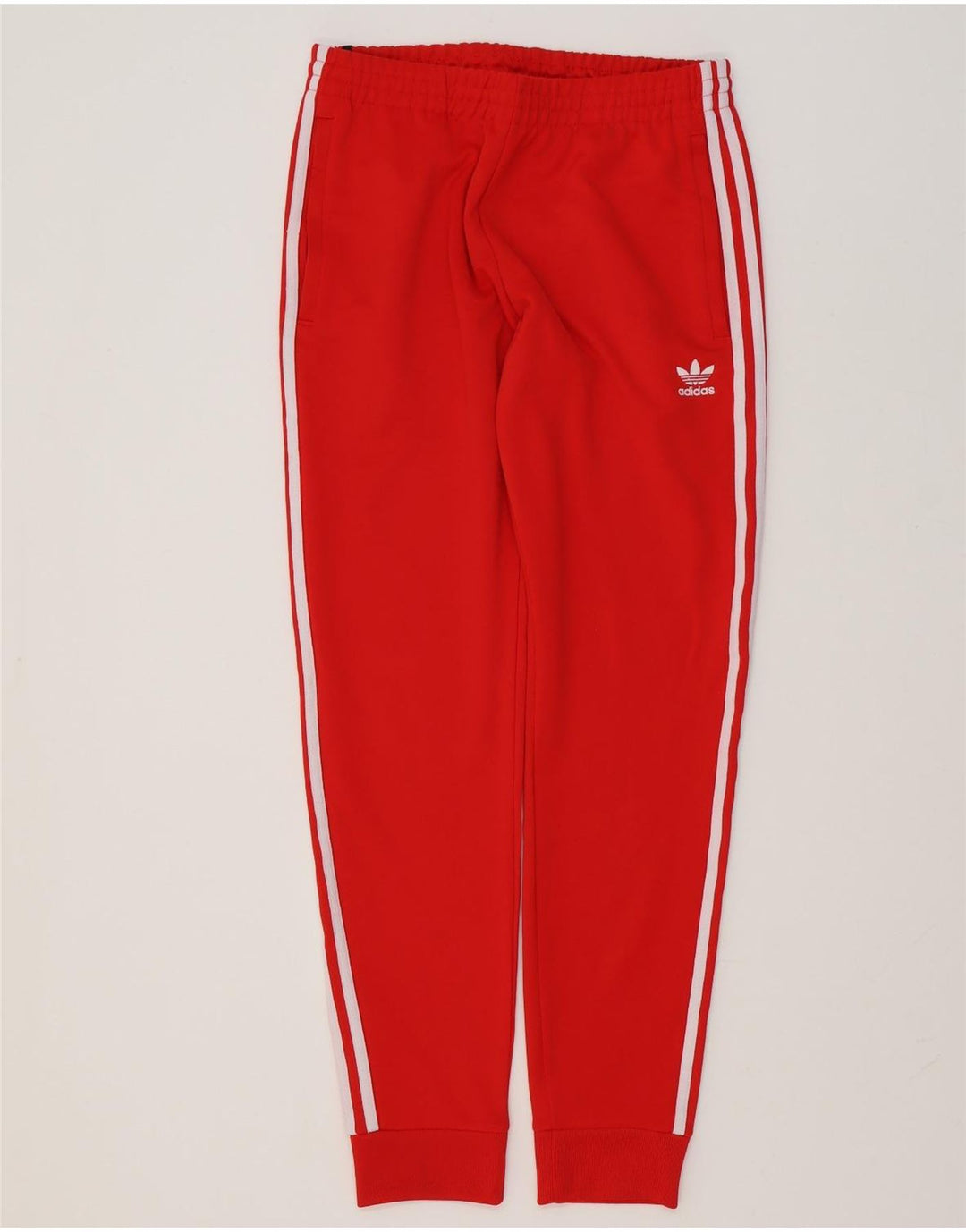 Adidas Męskie spodnie dresowe Joggery Średni czerwony poliester