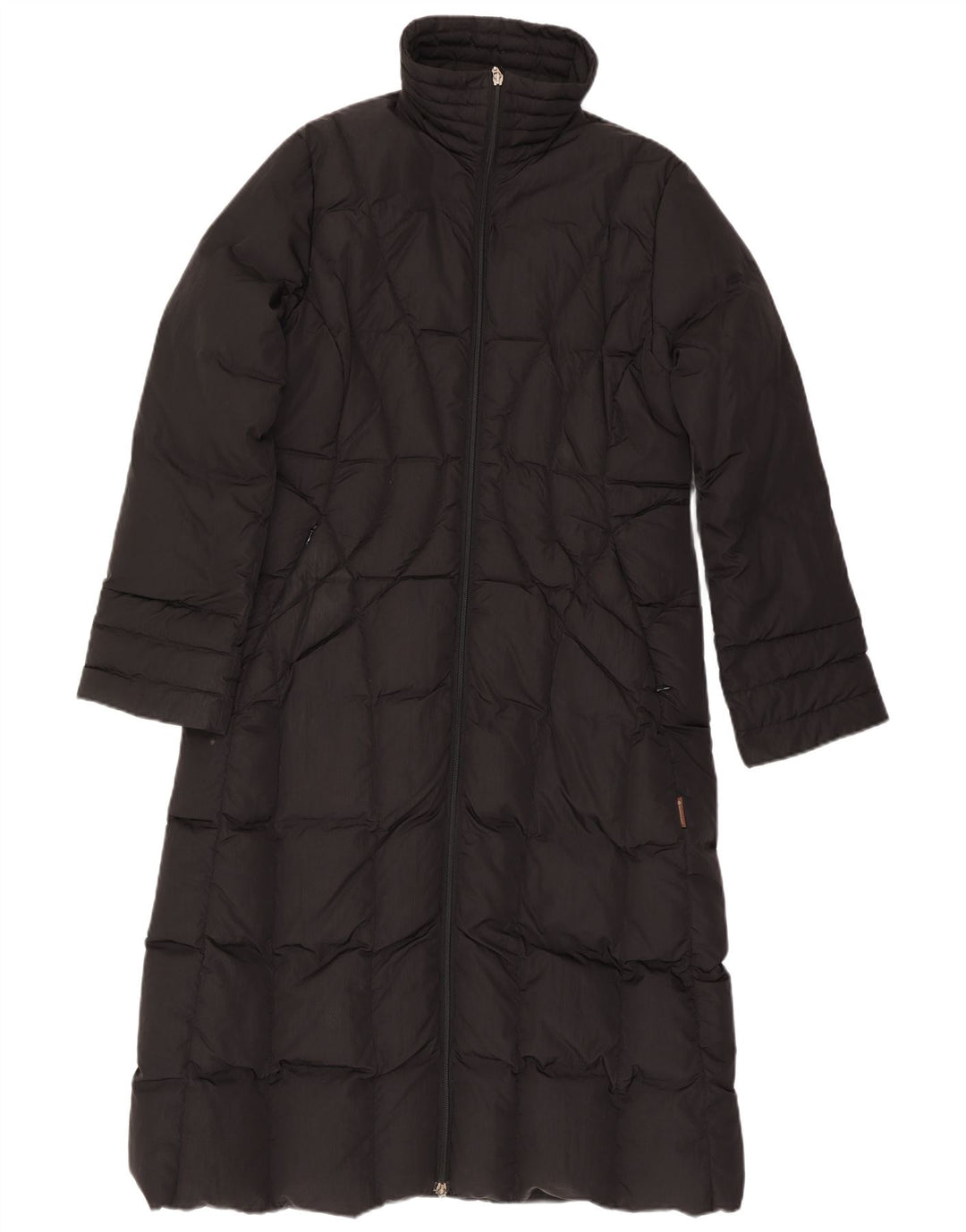 Damski ocieplany płaszcz Moncler, rozmiar 4 XL, czarny poliamid