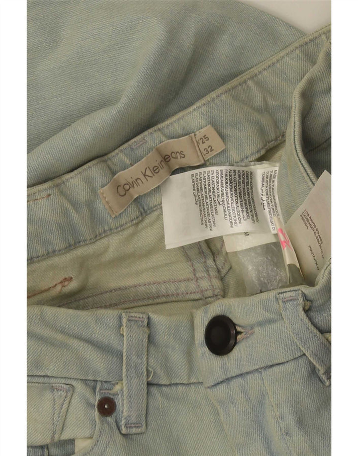 Damskie dżinsy Calvin Klein W25 L32 Niebieskie bawełniane