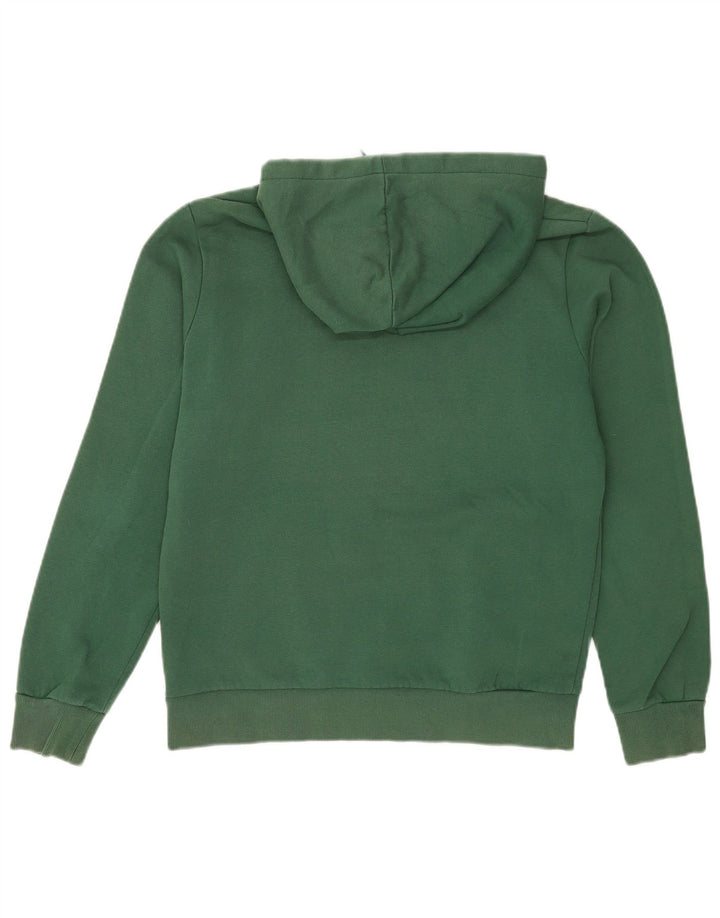 Męski sweter z kapturem i grafiką Jack & Jones, mały, zielony, poliestrowy