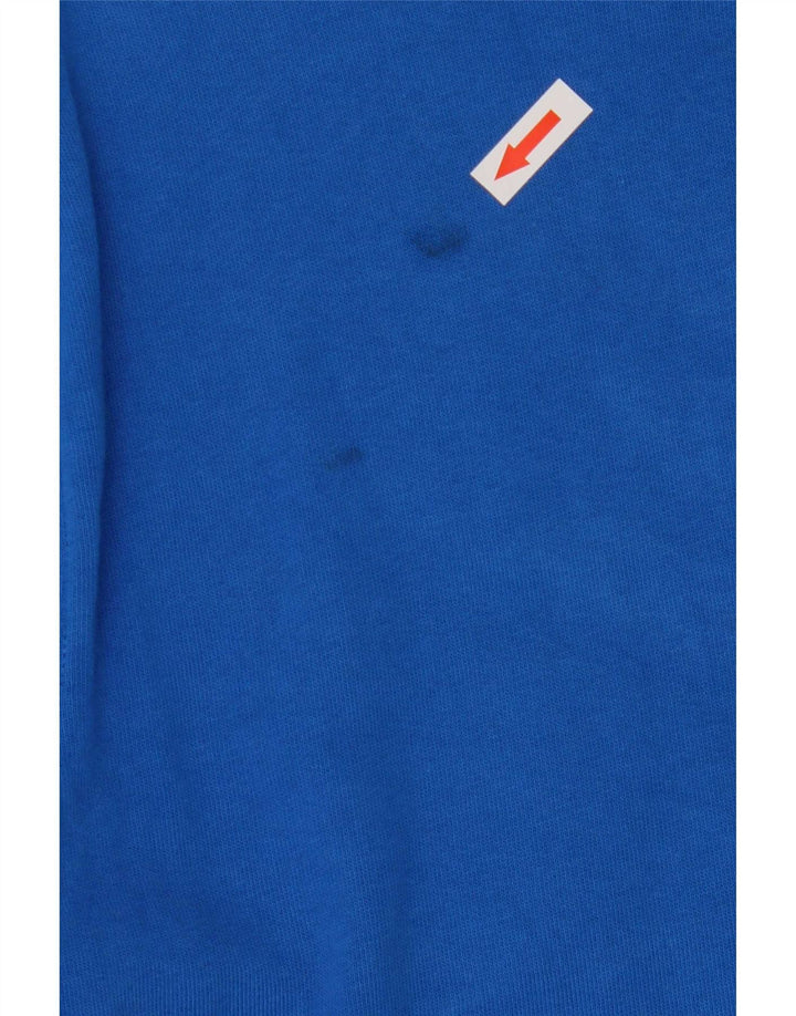 Męski sweter z grafiką Jack & Jones, duży, niebieski, bawełniany