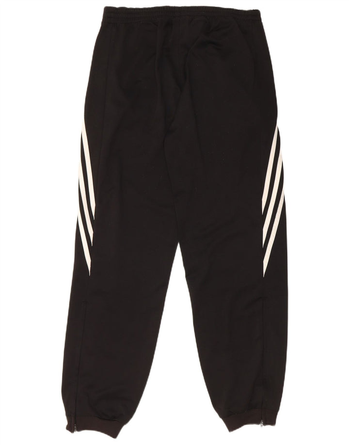 Męskie spodnie dresowe Adidas, małe, czarne, poliestrowe