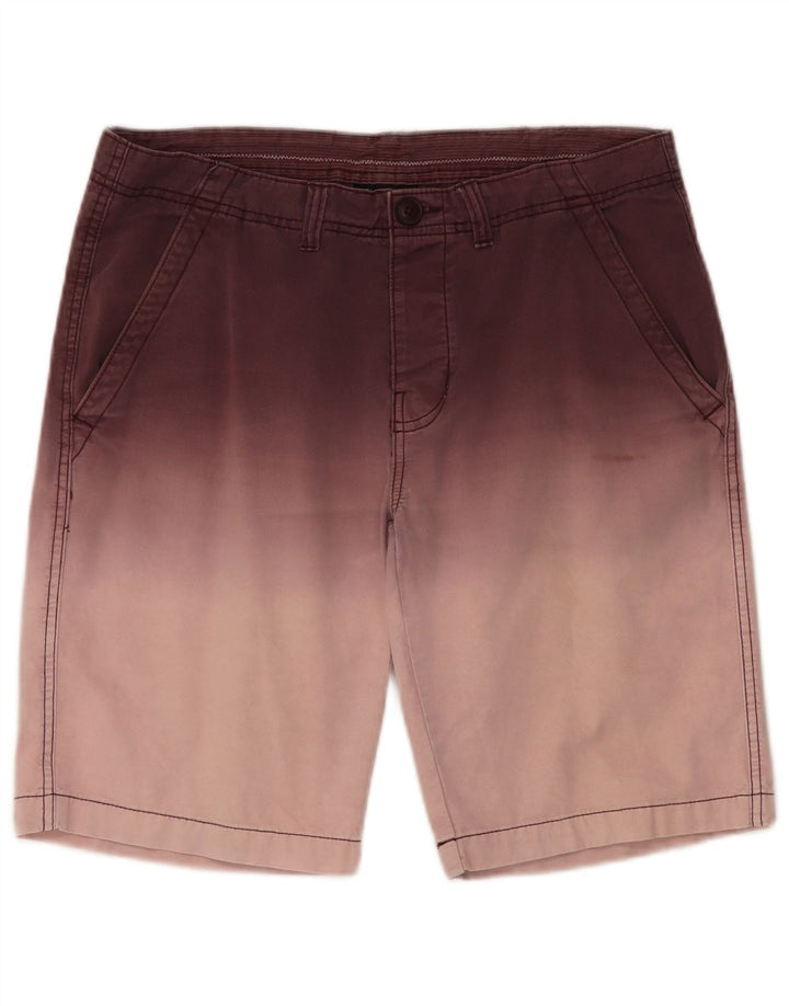 Męskie spodenki chino Pierre Cardin, średnie W32, brązowa bawełna z blokami kolorów