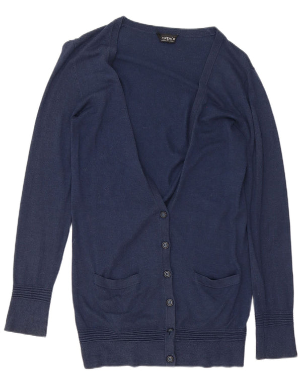Damski sweter oversize Topshop o przedłużonym fasonie, UK 10, mały, granatowy