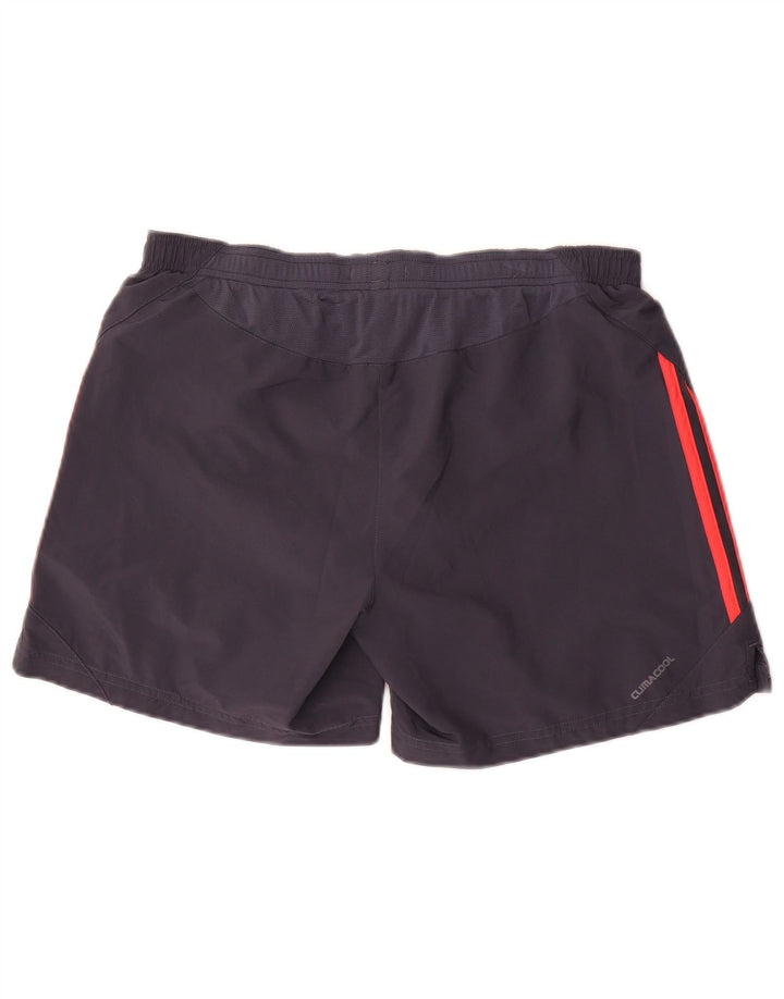 Męskie spodenki sportowe Adidas Clima 365, średnioszary, kolorowy poliester