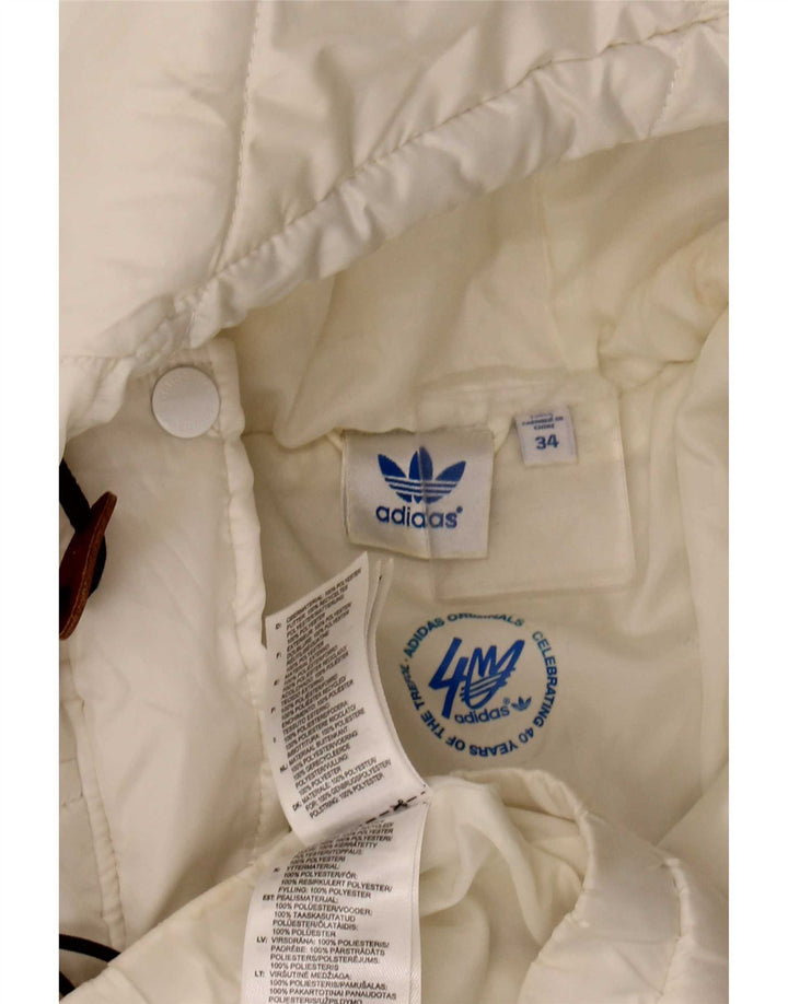 Damska ocieplana kurtka Adidas EU 34 Small White Sports