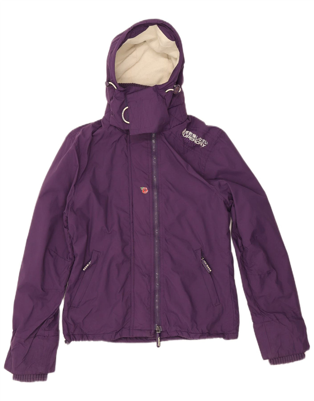 Damska kurtka wiatrówka Superdry The Windcheater UK 14, średni fiolet