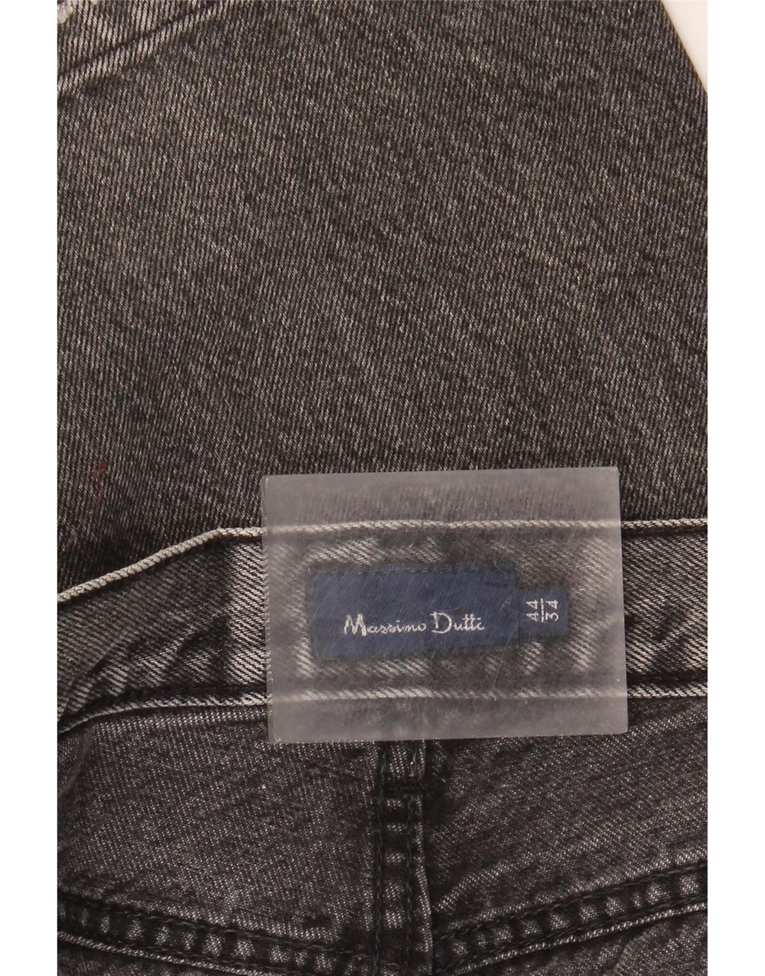 Męskie proste dżinsy Massimo Dutti EU 44 duże W34 L30 szare