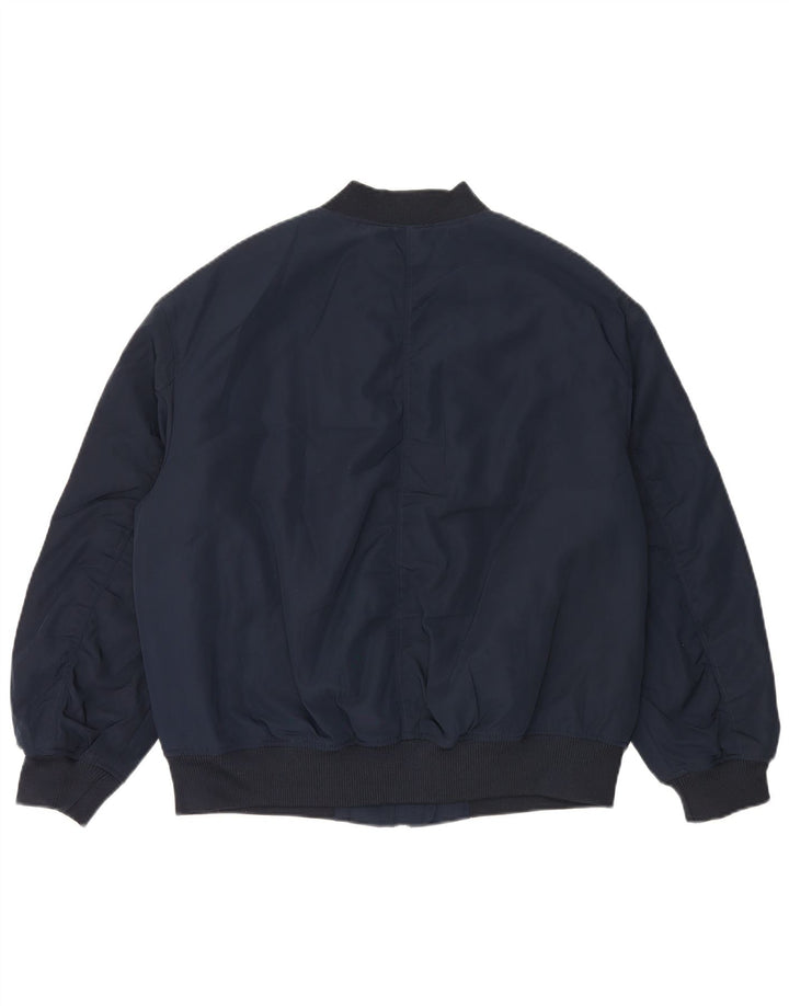 Marks & Spencer Damska kurtka bomberka oversize UK 14, duża, granatowa