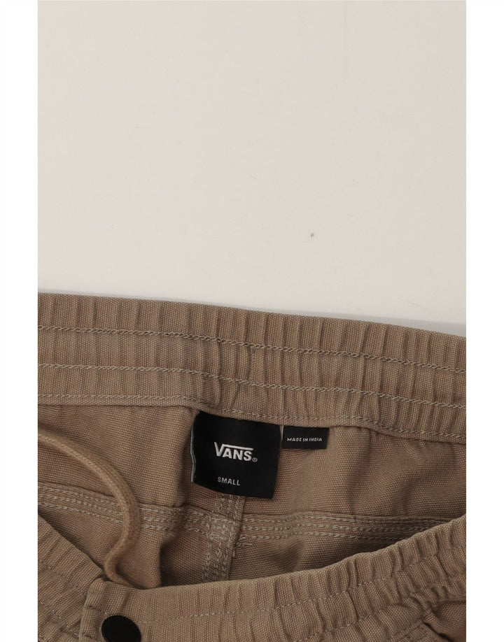 Męskie proste spodnie cargo VANS, małe W29 L28, beżowe