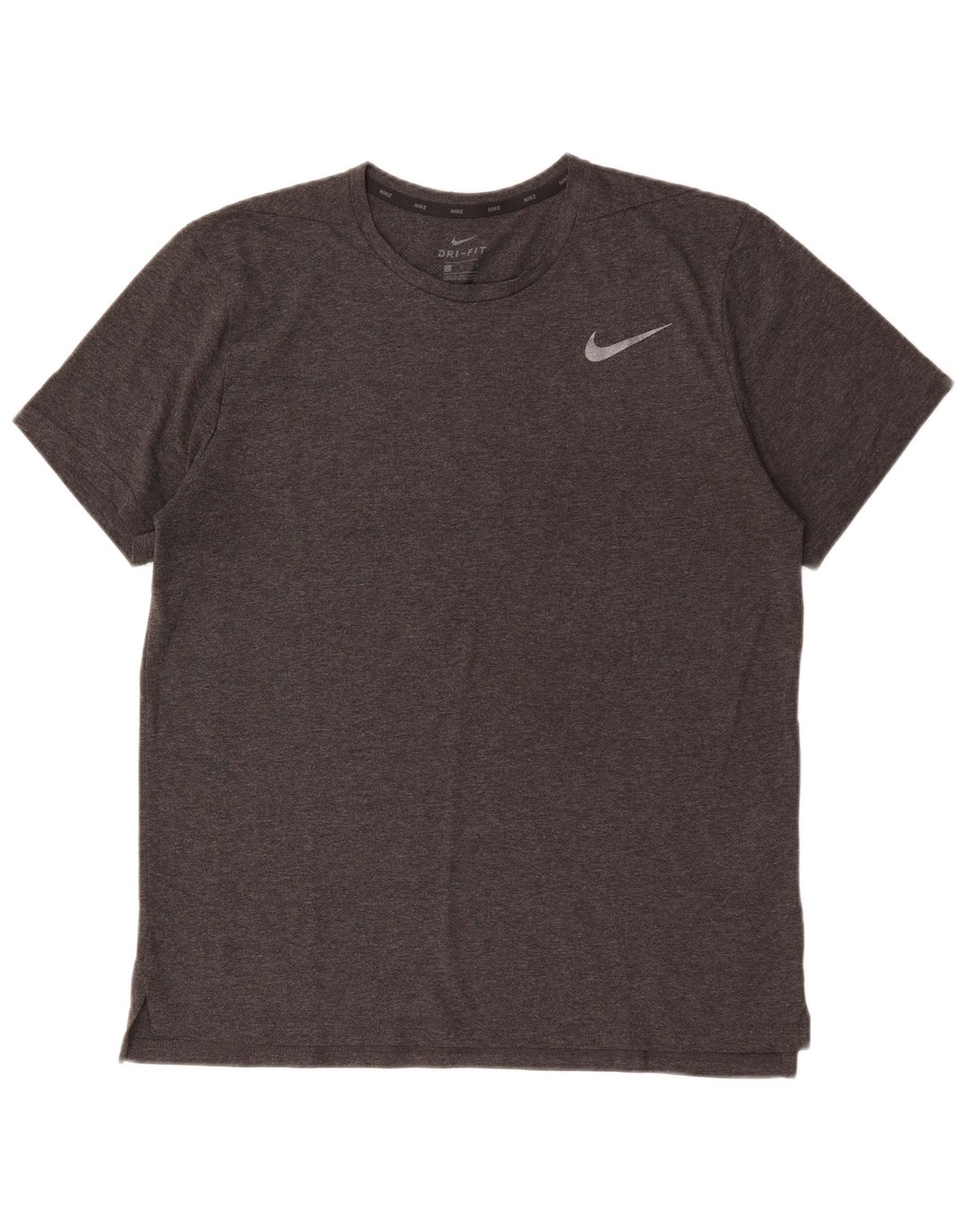 Męski T-shirt Nike Dri Fit, duży, szary, poliestrowy