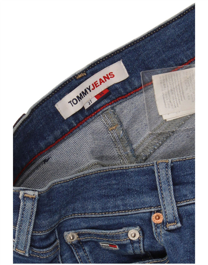 Damskie jeansy skinny TOMMY HILFIGER W27 L34 Niebieska bawełna