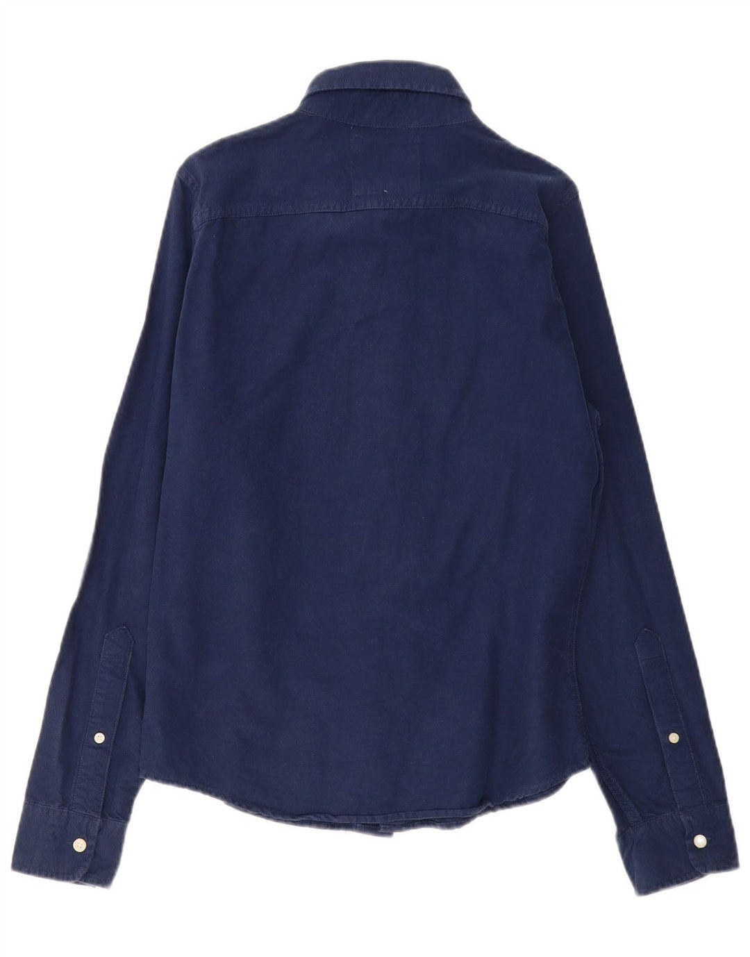 HOLLISTER Koszula męska mała, bawełniana, granatowa