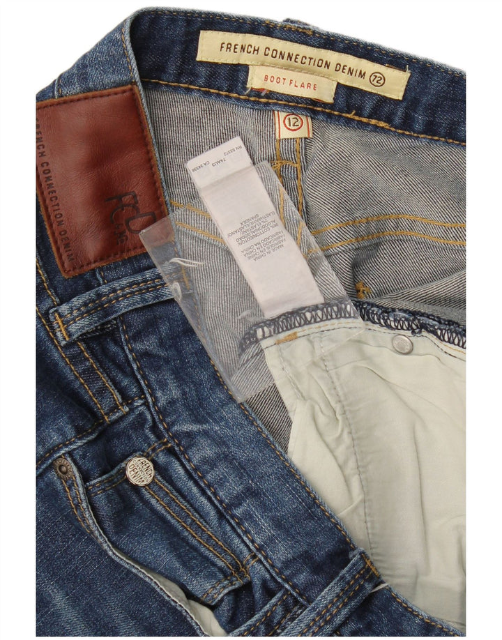 Jeansy damskie French Connection Bootcut Flared UK 12 Medium W32 L34 Niebieskie