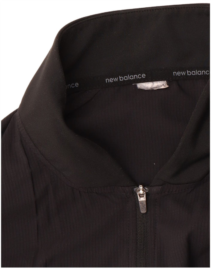 Męska kurtka dresowa NEW BALANCE, średnia czarna
