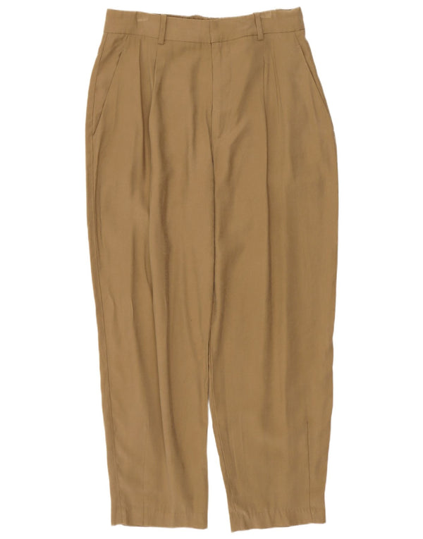 Spodnie damskie Zara Pegged Chino, średnie W28 L26 Khaki, wiskoza