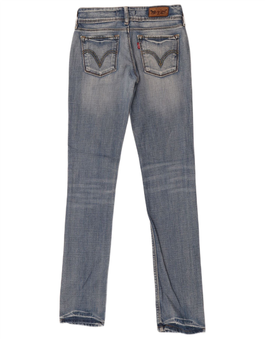 Damskie jeansy Levi's 571 z niską talią W26 L34 niebieskie