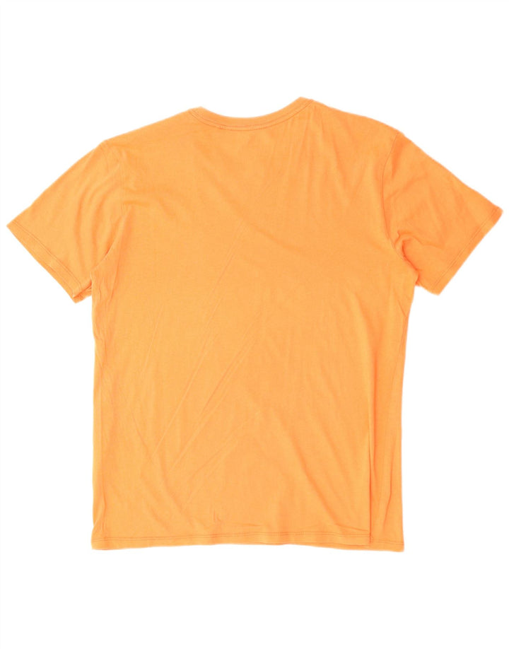 T-shirt męski Nike, średni, pomarańczowy, bawełniany