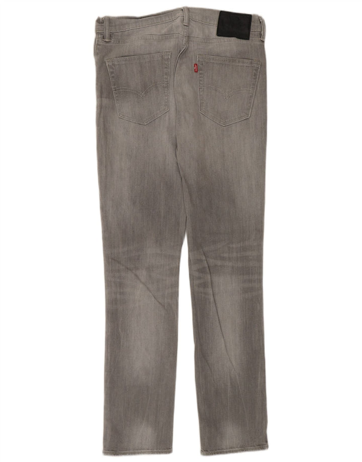 Męskie jeansy Levi's 511 Slim W32 L32 Szara bawełna