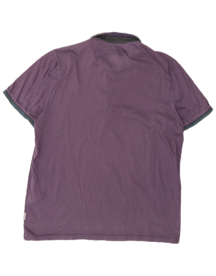 Męska koszulka polo do rugby Ted Baker, rozmiar 5 XL, fioletowa